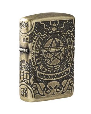Zippo  Armor Antique Brass Book of the Dead