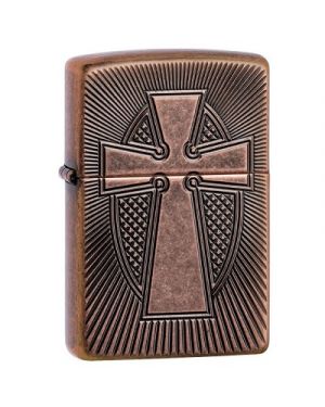 Zippo  Armor Deep Carve Cross Design