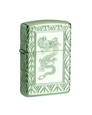 Zippo  Armor High Polish Green Elegant Dragon