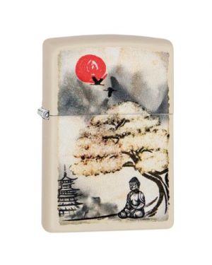 Zippo   Pagoda Bonsai Buddha Design