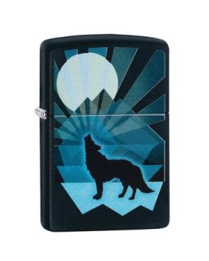 Zippo  Wolf and Moon Design